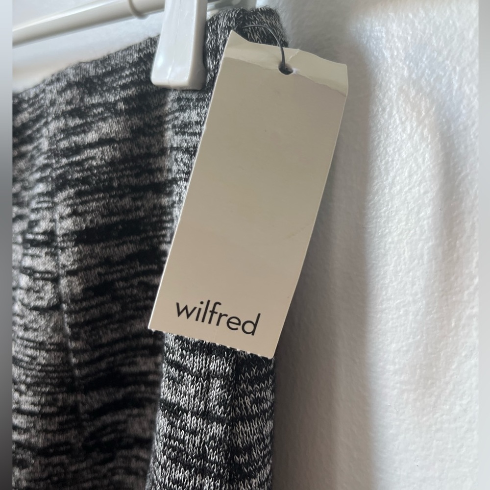 New with tag ARITZIA Wilfred Azeveda Stretchy Pencil Skirt in Heather Black - Picture 5 of 7